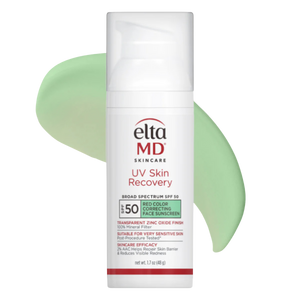 EltaMD UV Skin Recovery Red Color Correcting Green Tint Broad Spectrum SPF 50+